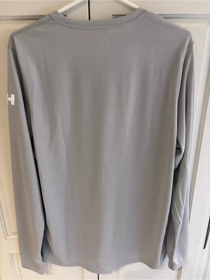Helly Hansen Men’s Light Gray Long-Sleeve Performance Shirt XXL - photo 5