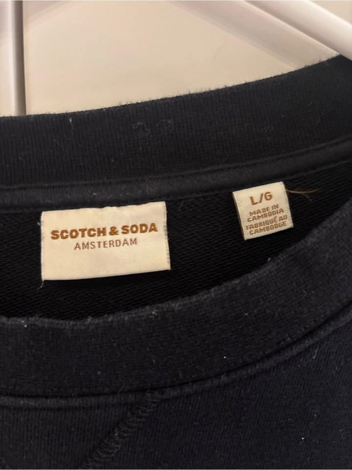 Scotch & Soda Black "New York" Crewneck Sweater women’s large - photo 3