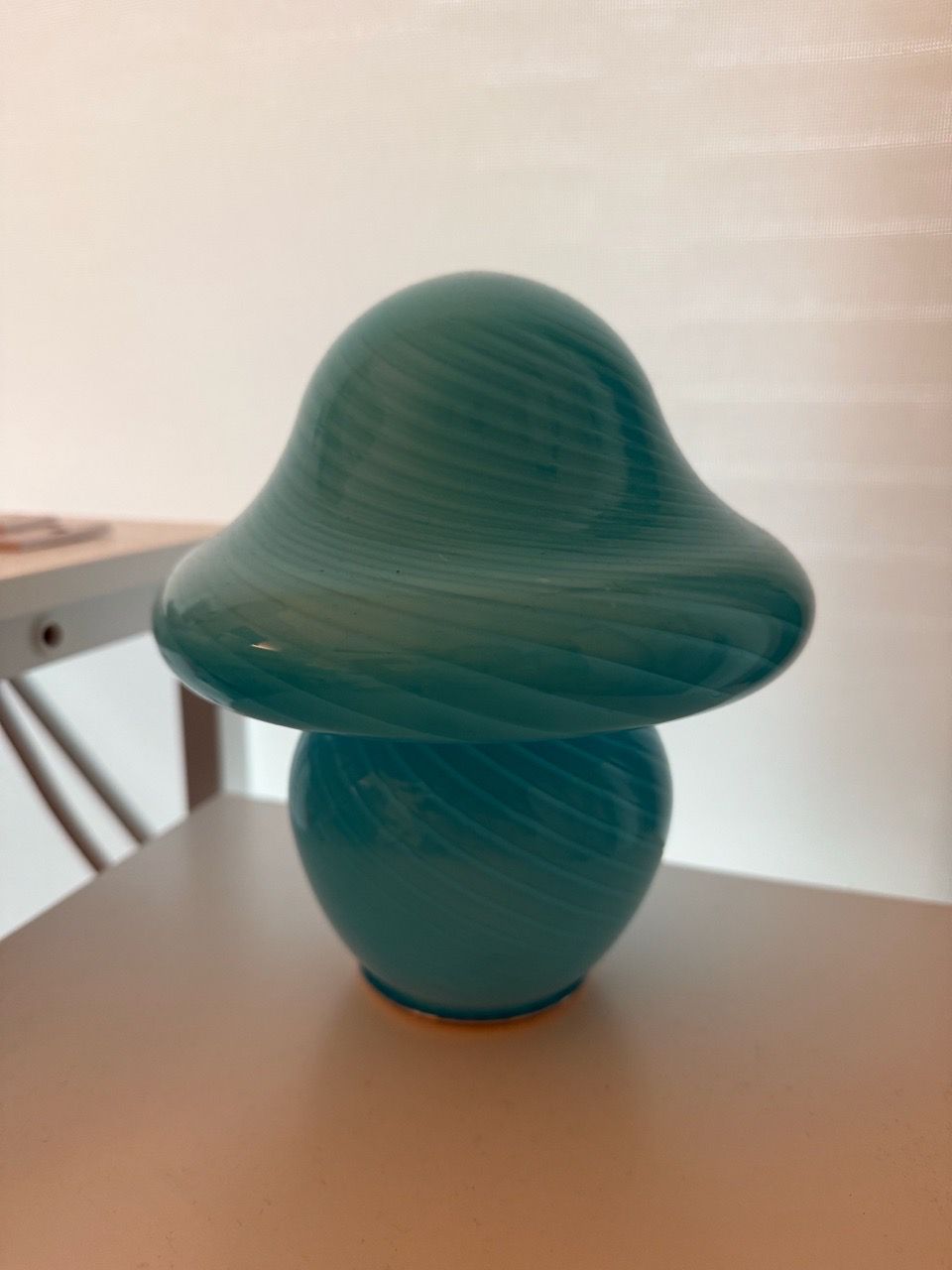 Blue Mushroom Lamp - photo 2