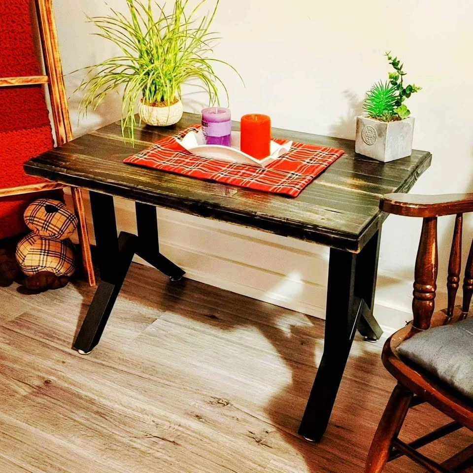 Rustic Solid Wood Coffee Table - photo 4