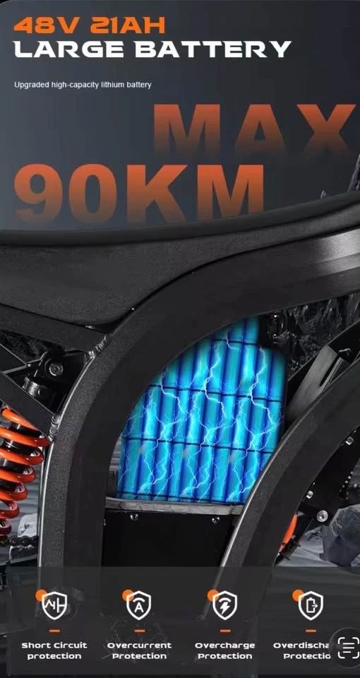BLACKED-OUT 60 km/h ELECTRIC TRAIL BIKE - photo 4