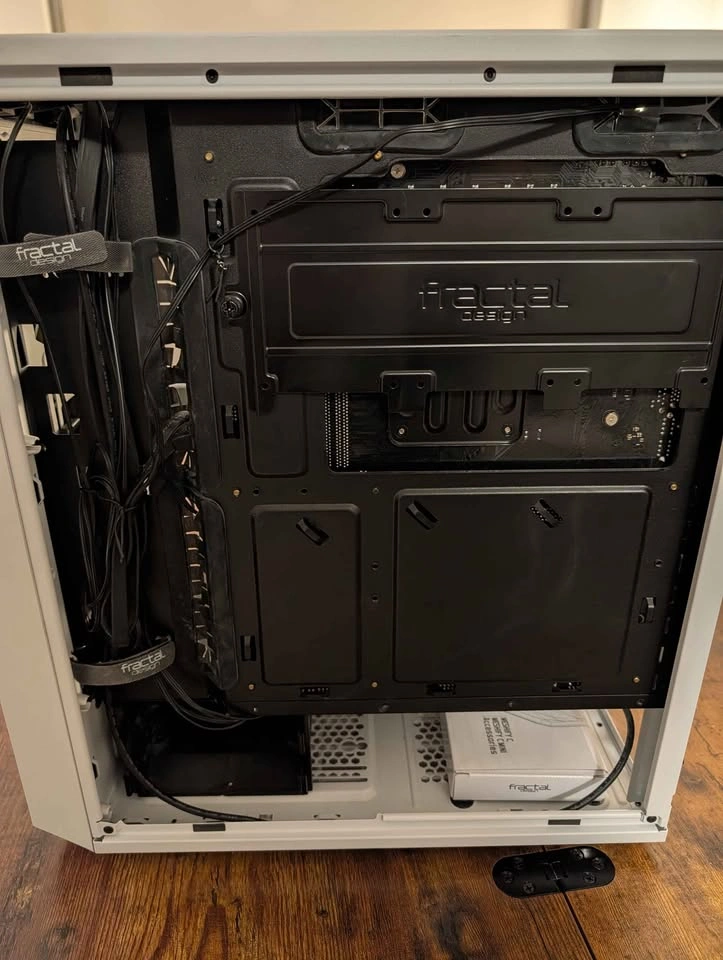 Fractal Design Meshify C Case with ASRock X470 Motherboard - photo 4