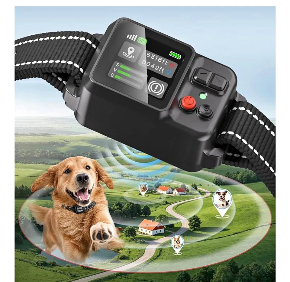 AI-Powered GPS Wireless Dog Fence and Training Collar