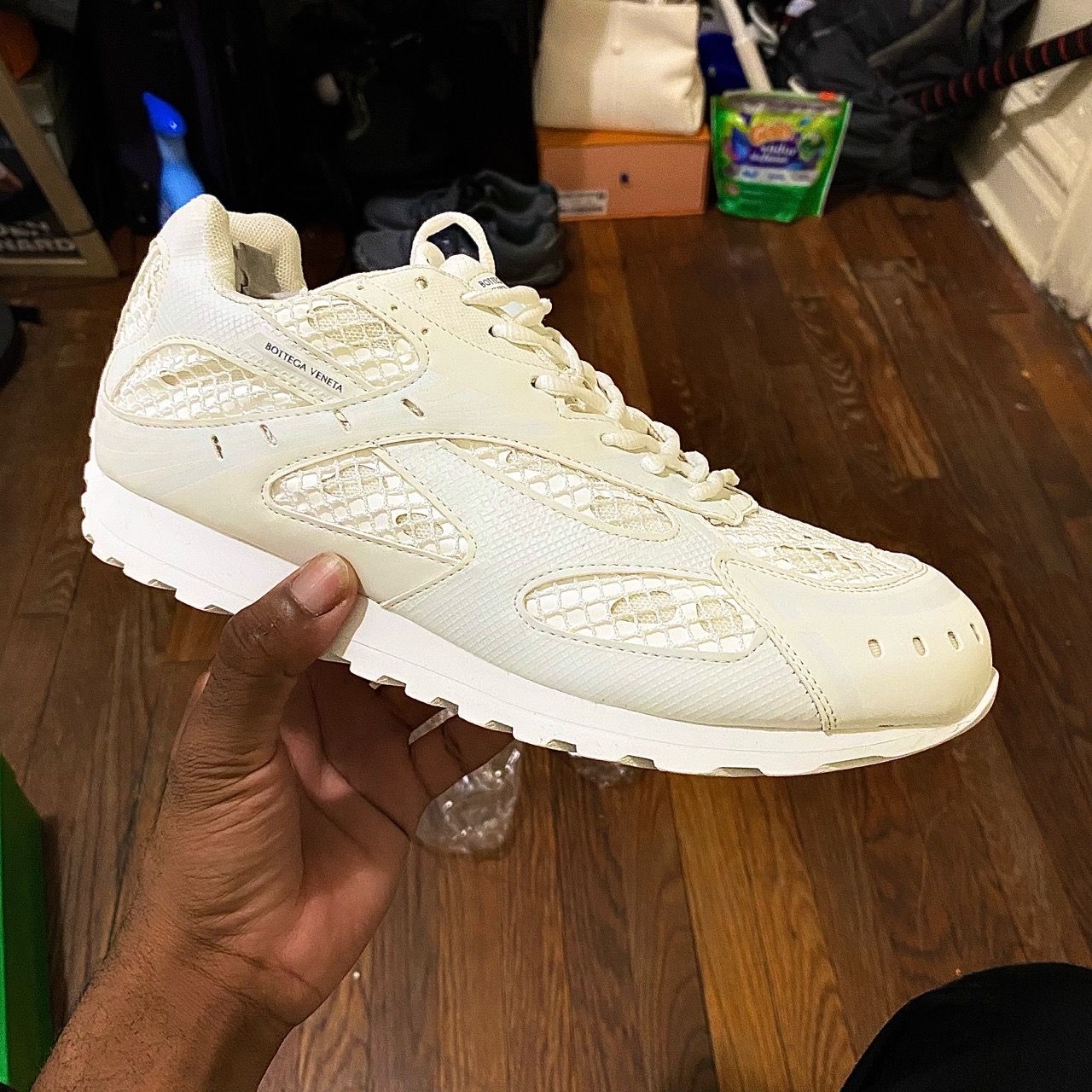 Men’s Orbit White Luxury Fashion Sneakers - photo 4