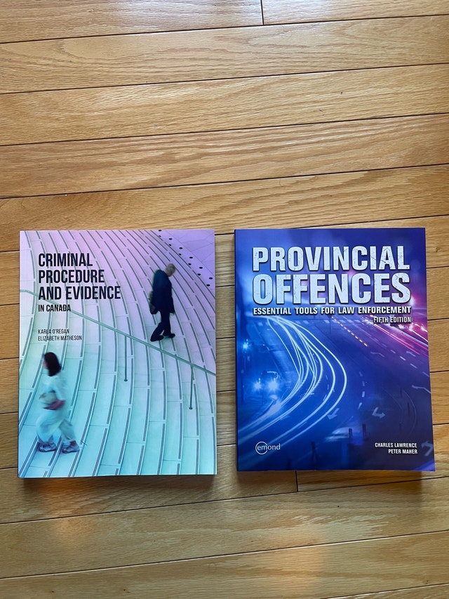 Police Foundations and Paralegal text books