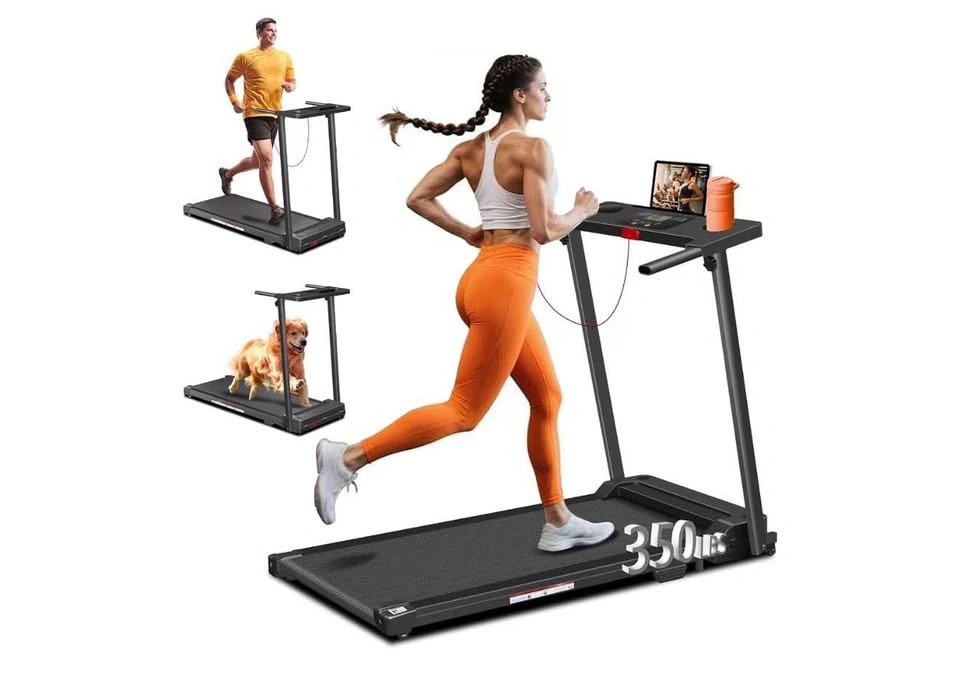 ApexNexus Walking Pad Treadmill with Handle Bar