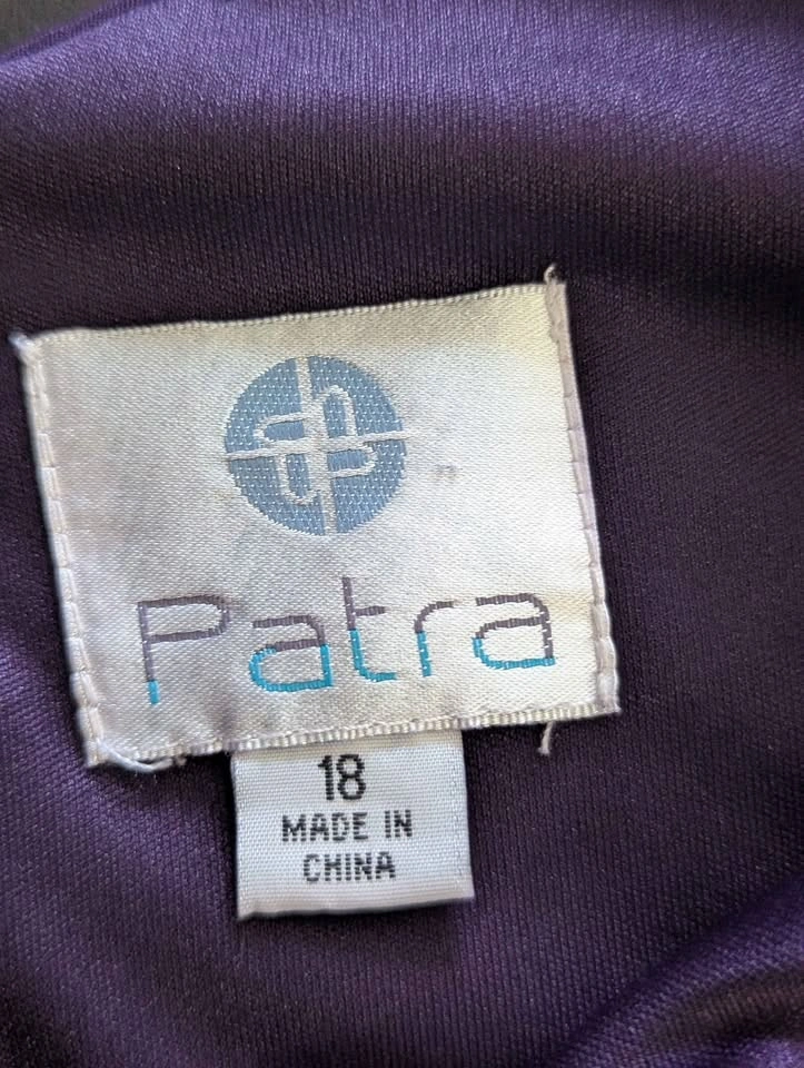 Patra Purple Evening Gown Size 18 - photo 2