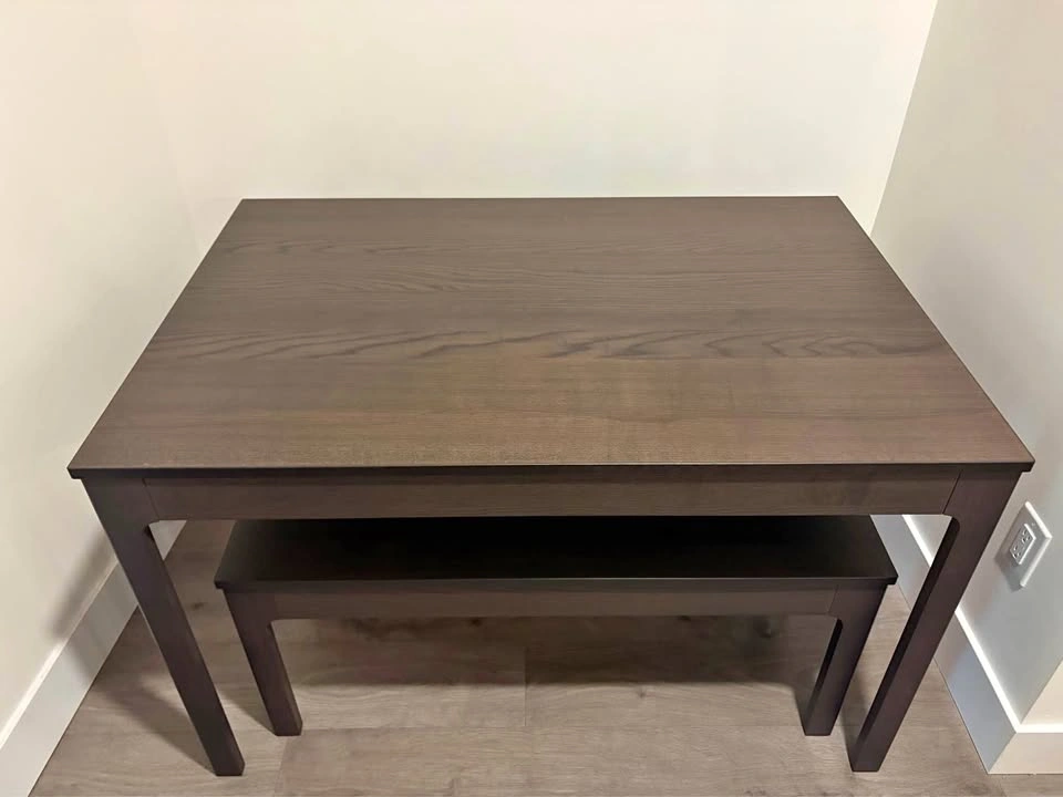 IKEA EKEDALEN Extendable Dining Table and Benches