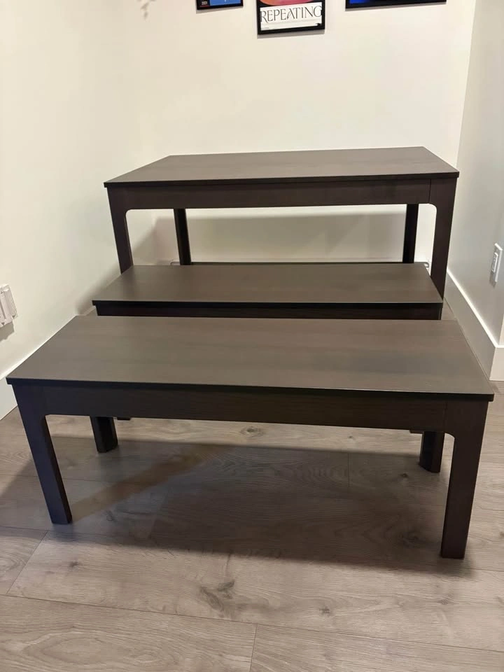 IKEA EKEDALEN Extendable Dining Table and Benches - photo 2