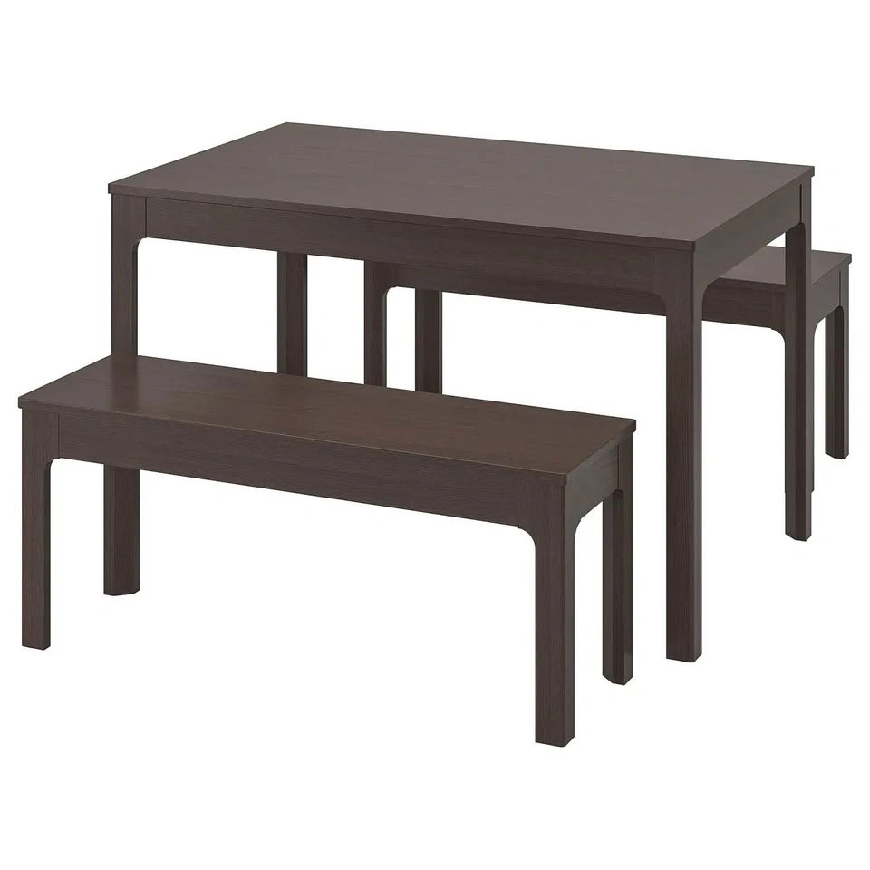 IKEA EKEDALEN Extendable Dining Table and Benches - photo 4