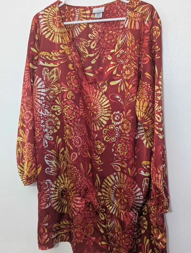 Jaclyn Smith XL Floral V-Neck Blouse - photo 3