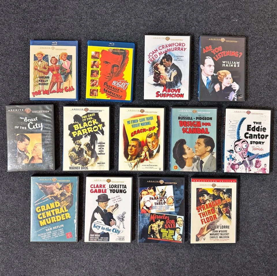 Warner Archive DVDs and Blu-rays - rare classic films