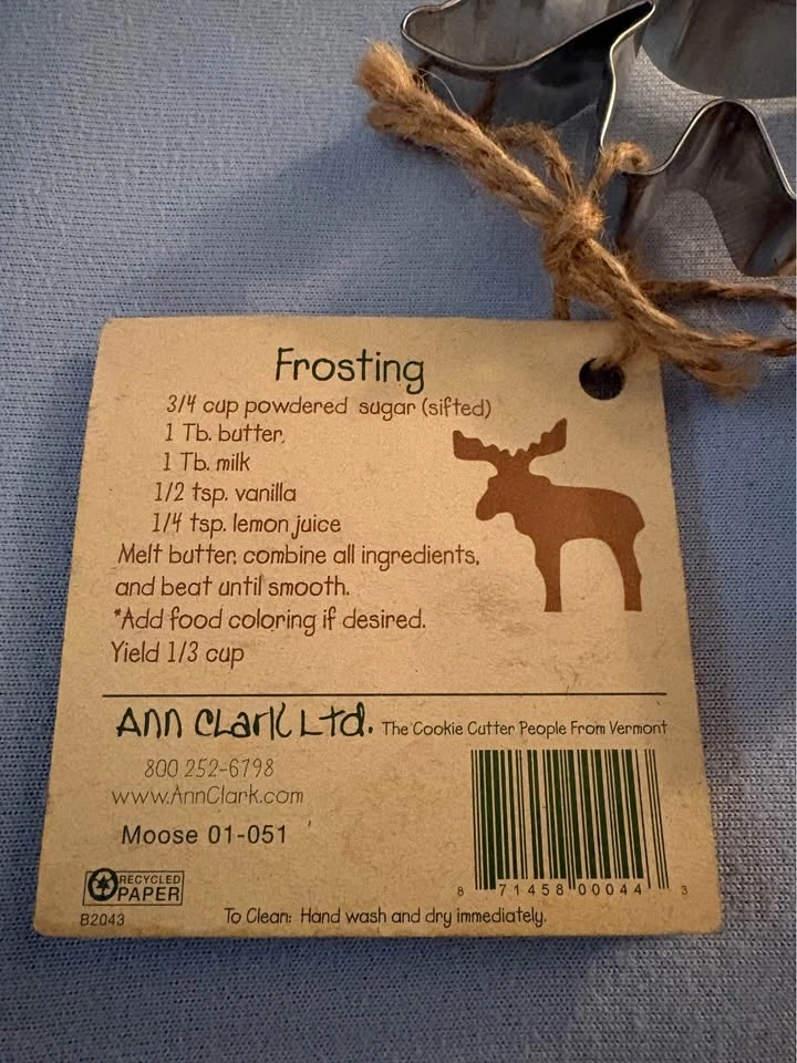 7 metal cookie cutters - Christmas - wildlife - photo 4