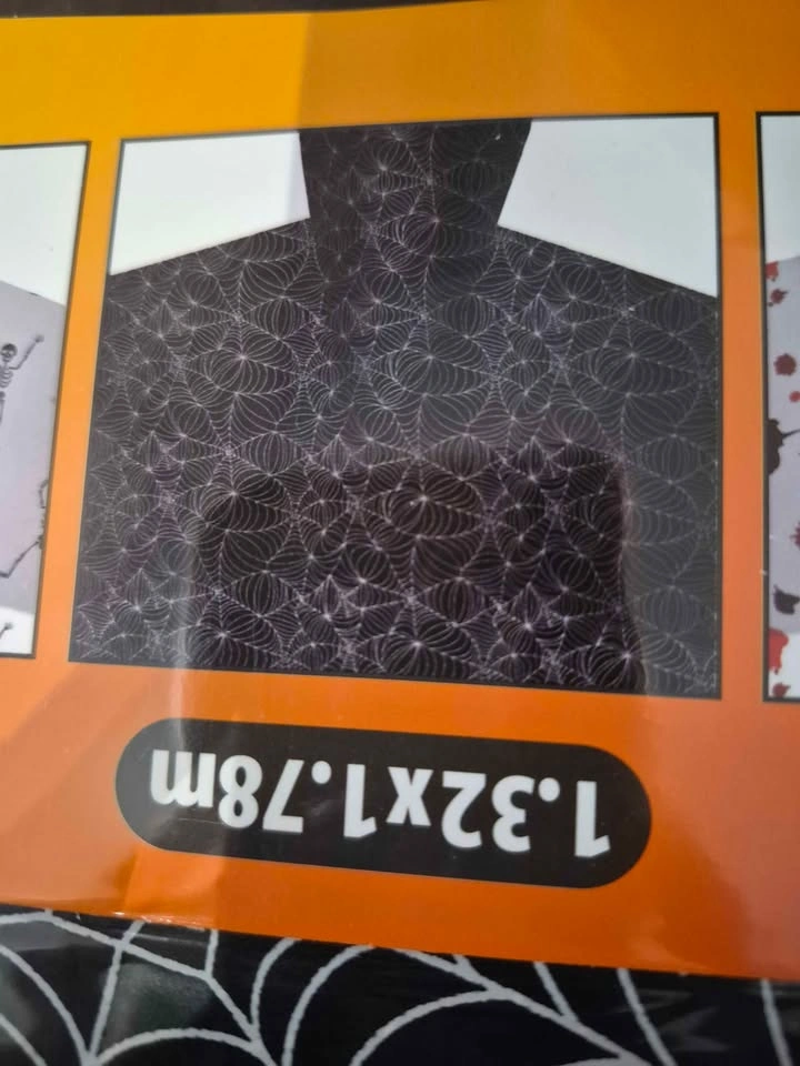 Brand New Disposable Halloween Spider Web Tablecloth - photo 2