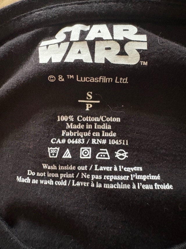 Star Wars Grogu Baby Yoda “Morning Coffee” T-Shirt – Size Small - photo 2