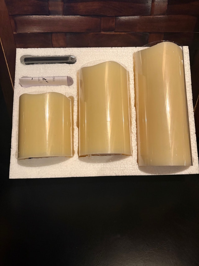 Vanilla scented remote control frameless candles - photo 2