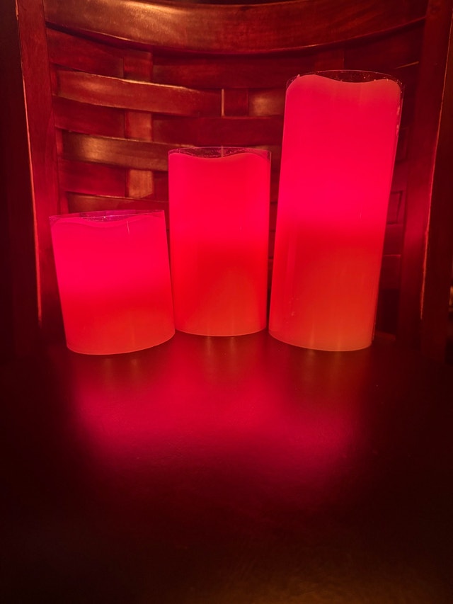 Vanilla scented remote control frameless candles - photo 3
