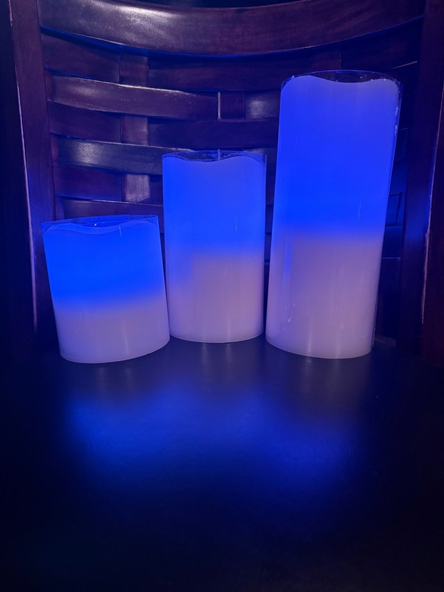 Vanilla scented remote control frameless candles - photo 5
