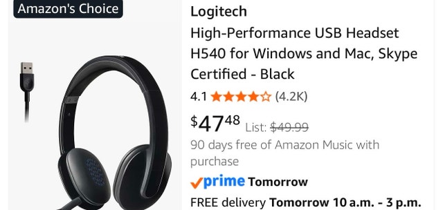 New Logitech Headphones - photo 2
