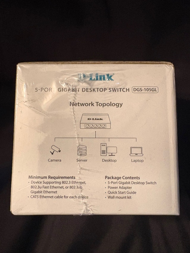 D-Link 5 port gigabit desktop switch - photo 3