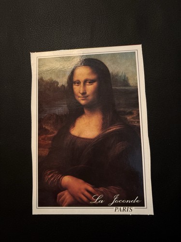 Vintage Mona Lisa Postcard Leonardo da Vinci La Gioconda Art Col