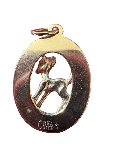 Vintage Oregon Sterling Silver Deer Travel Souvenir Charm - photo 2