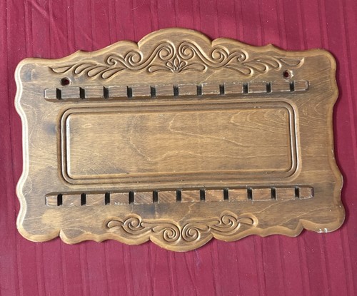 spoon holder vintage rack wood