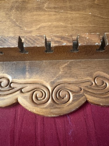 spoon holder vintage rack wood - photo 2