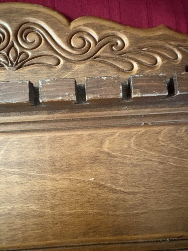 spoon holder vintage rack wood - photo 3