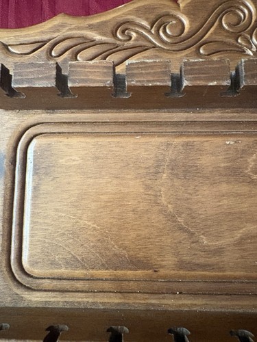 spoon holder vintage rack wood - photo 4