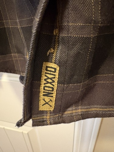 Dixxon Flannel Kamimura Men’s M Brown Black Plaid Snap Shirt - photo 2