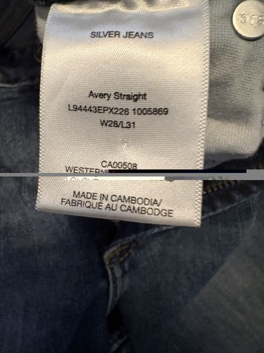 Silver Jeans Co Avery Straight Women’s Jeans W28 L31 Blue - photo 5
