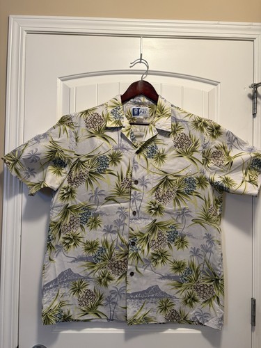 RJC Made in Hawaii Men’s XL Hawaiian Shirt Pineapple Aloha