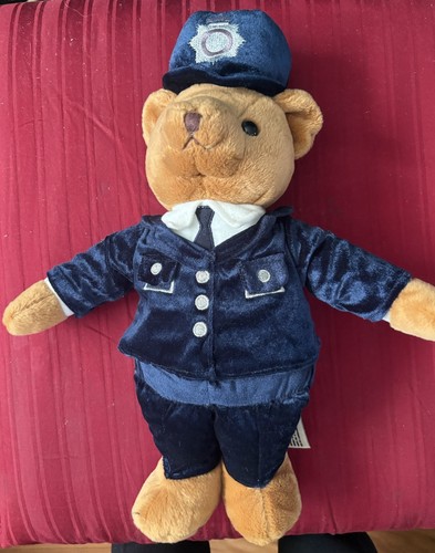 Vintage Keel Toys Simply Soft British Policeman Bobby Teddy Bear