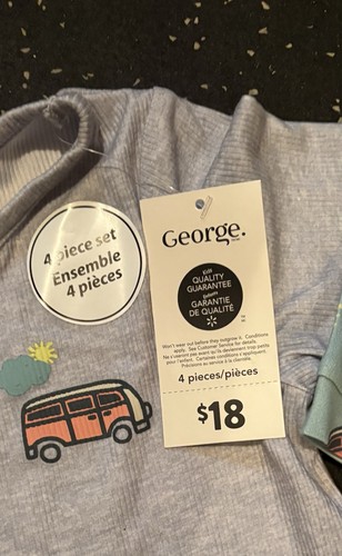 George 3T 4 Piece Sleep Set - photo 2
