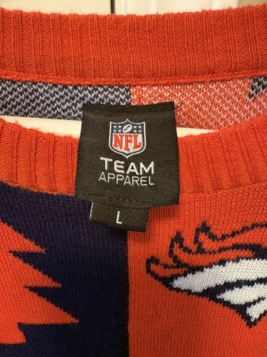 Denver Broncos NFL Sweater Pullover Football Game Day Fan Appare - photo 2