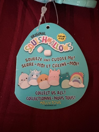 Squishmallows Ludwig Frog 3.5” Clip On Teal Kellytoy 2021 - photo 4