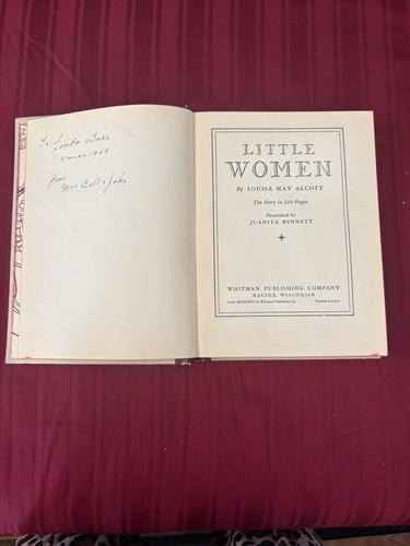 1935 Little Women Louisa May Alcott Whitman #2134 Vintage - photo 4