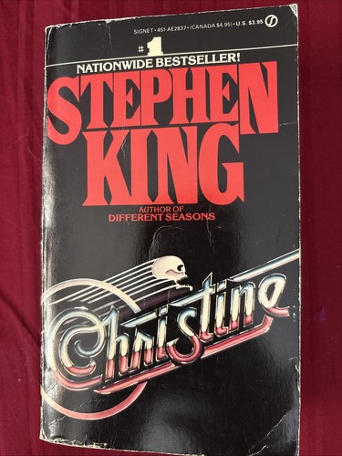 Stephen King Christine 1st Printing Paperback 1983