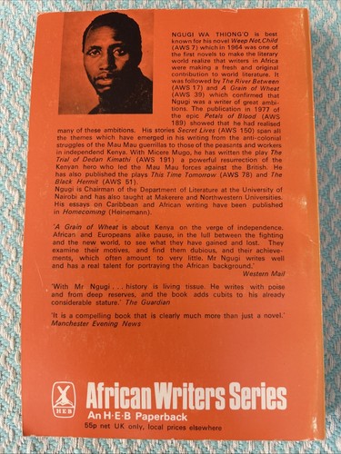 A Grain of Wheat Ngugi wa Thiong’o 1978 African Writers Series - photo 4