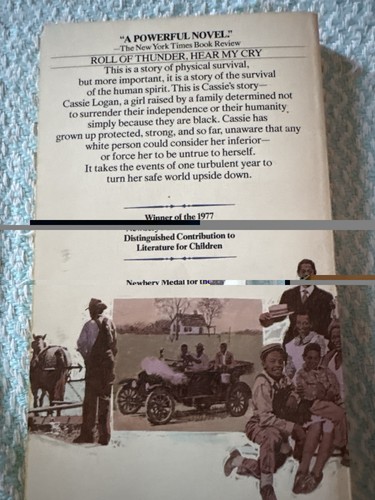 Roll of Thunder Hear My Cry Mildred D Taylor 1978 Bantam - photo 2