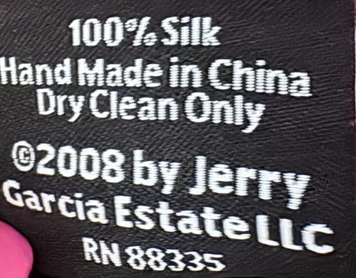 J Garcia Jerry Garcia Silk Tie Dawn at the Ritz Carlton 2008 - photo 2