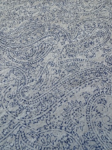 Ralph Lauren Home Pillowcases Pair Standard Queen Blue Paisley
