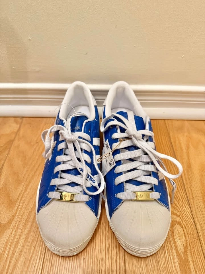 adidas Superstar Vintage - Bape Blue White JR2702 SIZE 6 US - photo 5