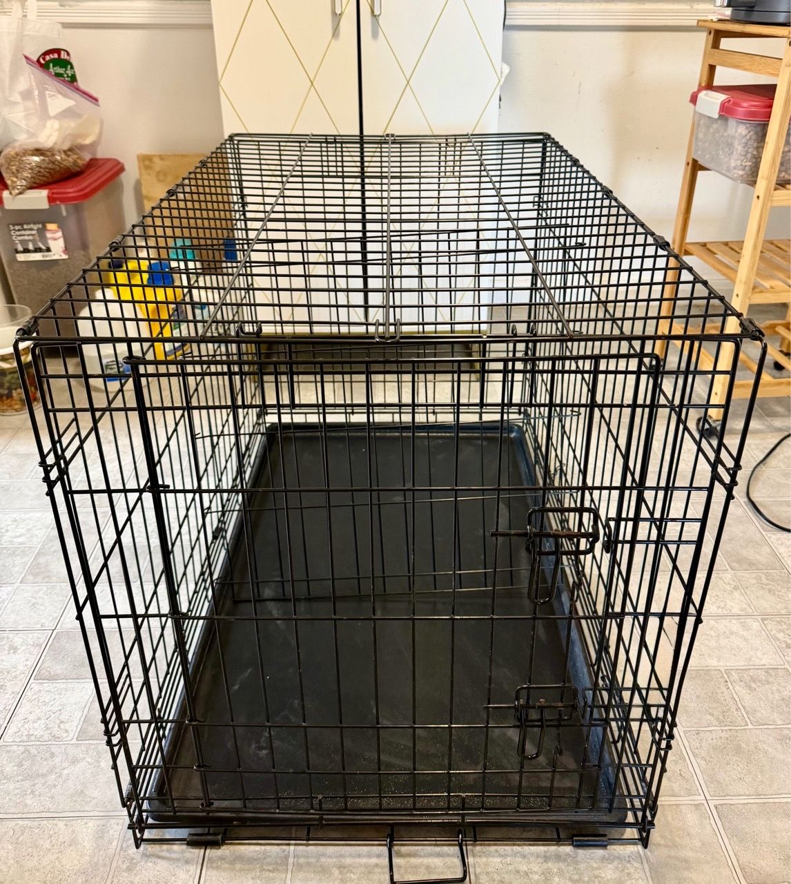 Large Dog Crate With Partition