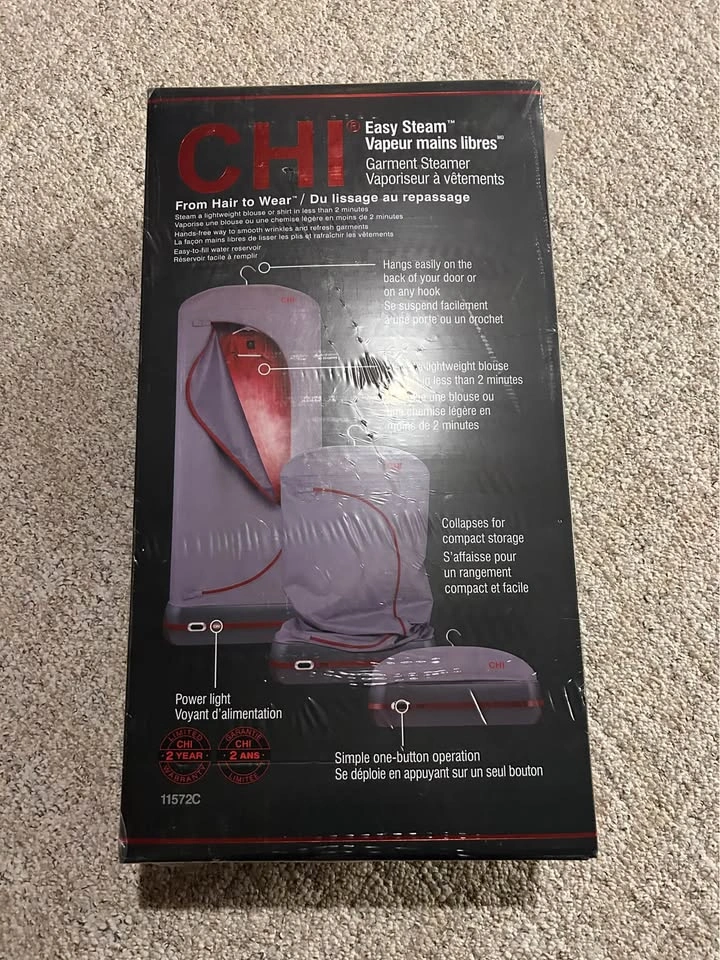 New Chi Easy Steam Garment Clothes Steamer - photo 3
