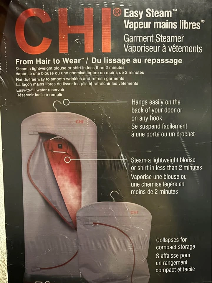 New Chi Easy Steam Garment Clothes Steamer - photo 4