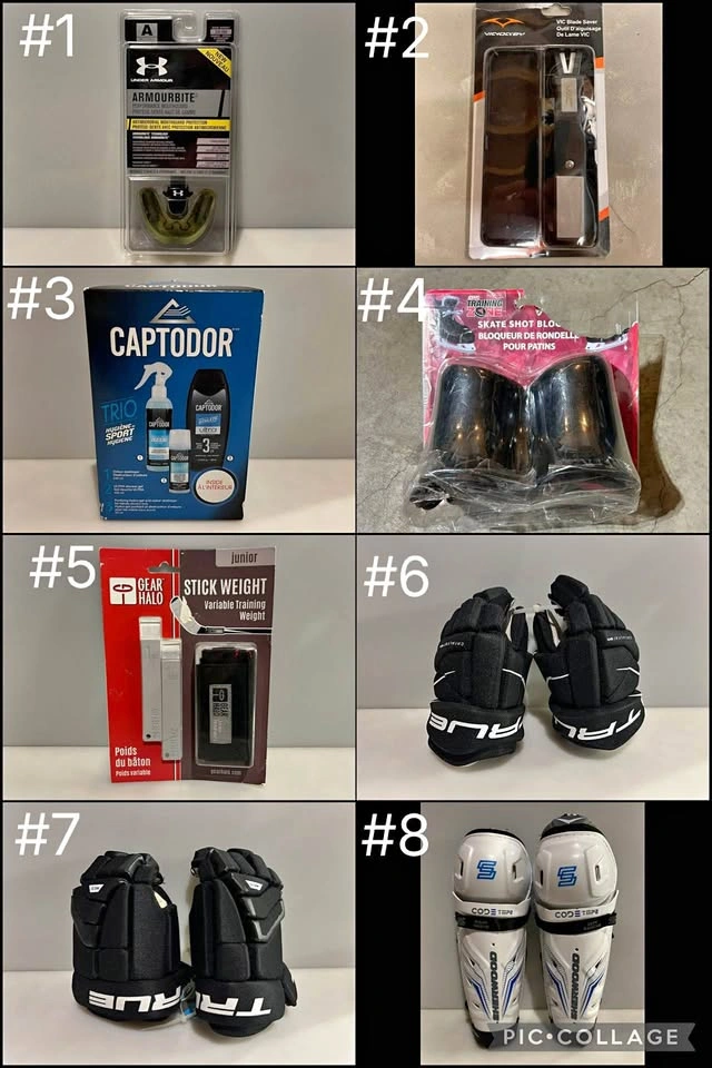 New Hockey Equipment & Accessories - Price in description