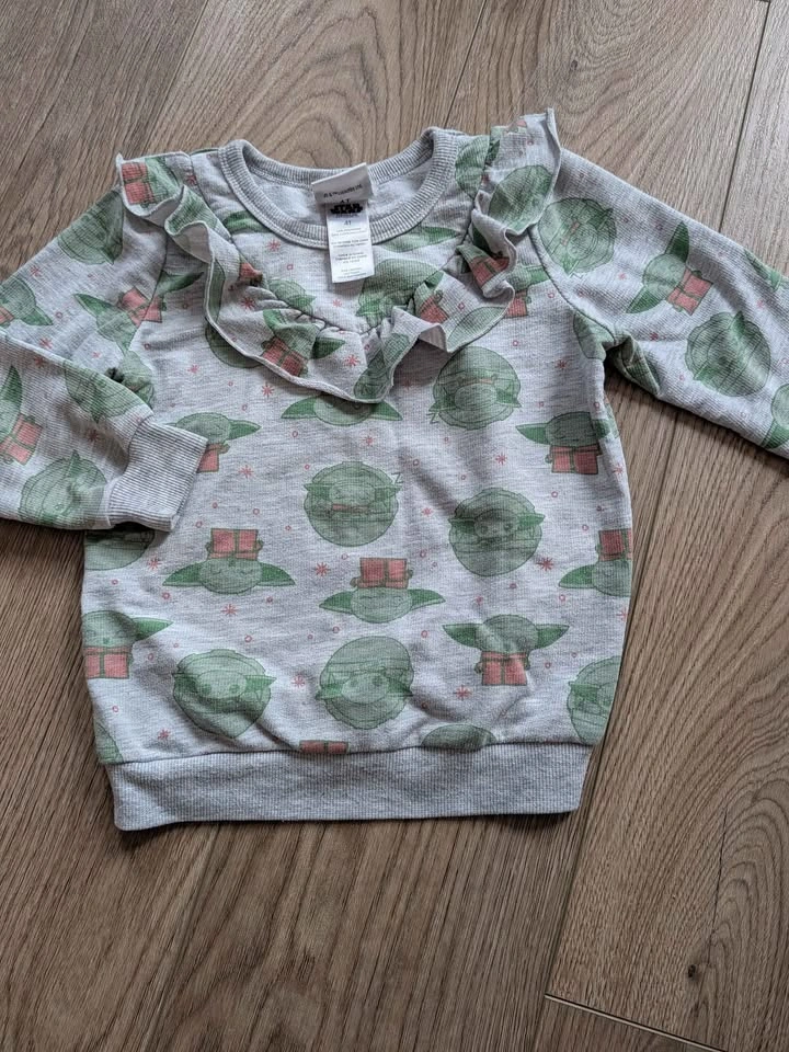 Disney Minnie Mouse Outfit and Star Wars Grogu Sweatshirt - photo 2