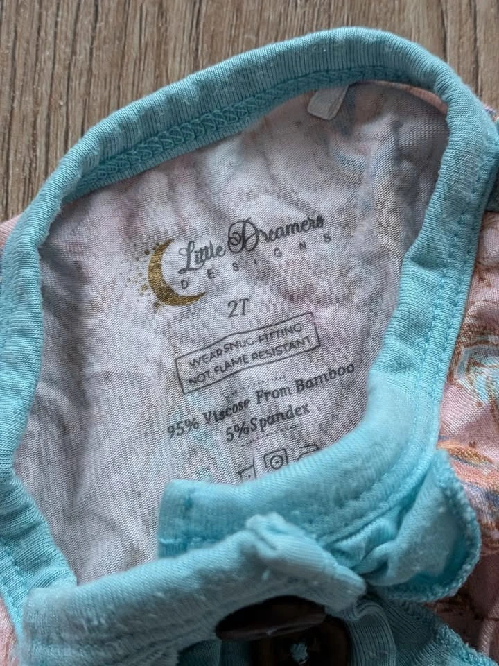 Little Dreamers Designs 2T Bamboo Pajama Set - photo 2